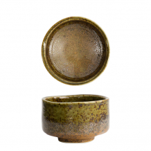 TDS, Matcha Schale, Grün/Braun Ø 12x7.5cm, Art.-Nr. 16280