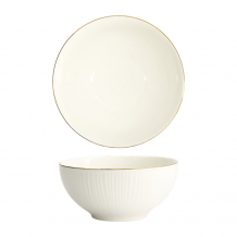 TDS, Bowl, Nippon White, Lines, Ø 15 x 7 cm 550 ml- Item No. 16451