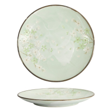 Teller Green Cosmos, Steinzeug, &Oslash; 28,5 cm