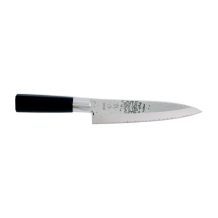 Gyuto-Messer (Fleischmesser) Sekiryu, Rostfreier Edelstahl, Geh&auml;mmert, Klinge 18 cm, Griff aus ABS-Kunststoff