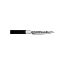 Petty-Messer (kleines Allzweckmesser) Sekiryu, Rostfreier Edelstahl, Geh&auml;mmert, Klinge 12 cm, Griff aus ABS-Kunststoff