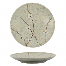TDS, Plate, Grey Soshun, Ø 19,5 cm , Item No. 16612
