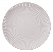 TDS, Plate, Tono Tamaki White, Ø 28.5x2.6cm, Item No. 16744