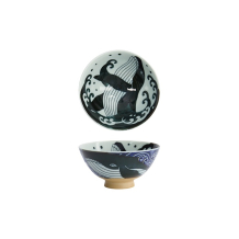 Bowl Kawaii Ohira Whale, Porcelain, 300 ml