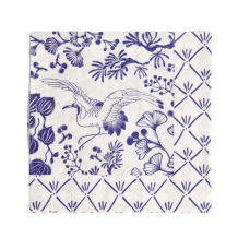 Napkins Flora Japonica Blue/White, 20 pcs, Paper, 33 &times; 33 cm