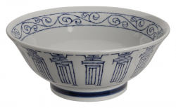 TDS, Ramen Schale, Mixed Bowls Kotobuki Blue, Ø 21,5 x 9 cm, Art.-Nr. 17745