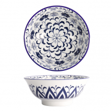 TDS, Ramen Schale, Tokyo Blue, Mixed Bowls, Botan, Ø 21 x 8,5 cm 1300 ml- Art Nr. 17752