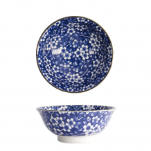 TDS, Ramen Schale, Tokyo Blue, Mixed Bowls, Sakura, Ø 21 x 8,5 cm 1300 ml- Art Nr. 17755