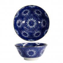 TDS,  Schale, Mixed Bowls, Flower Blue, Ø 14,8 x 6,8 cm 550 ml  - Art Nr. 17782