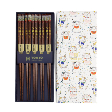 TDS, Chopstick Set, Kawaii, 5 pair, 22,5 cm, Item No. 17863