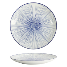 Plate Nippon Blue Lines, Porcelain, &Oslash; 25.7 cm
