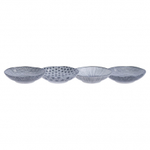 TDS, 4 Pasta Teller Set, Nippon Black, Ø 21 cm, Art.-Nr. 18326