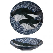 TDS, Pasta Teller, Kawaii Ohira Whale, Ø 21,7 x 5,3 cm, Art.-Nr. 18330