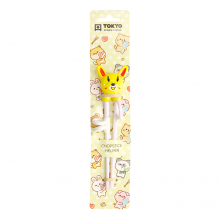 TDS, Kids-Chopsticks, Kitchenware, 18 cm, Rabbit, Yellow - Item No. 18381