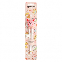 TDS, Kids-Chopsticks, Kitchenware, 18 cm, Rabbit, Pink - Item No. 18382