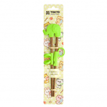 TDS, Kids-Chopsticks , Kitchenware, 20 cm, Elephant, Green - Item No. 18386