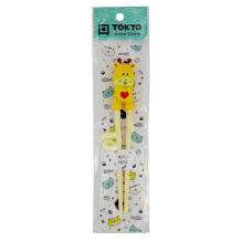 TDS, Kinder-Essstäbchen, Kitchenware, 18 cm, Giraffe, Gelb - Art Nr. 18390