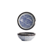 Bowl Aisai Seigaiha, Stoneware, 320 ml