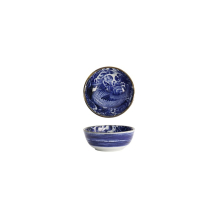 Sauce Bowl Japonism Carp Blue, Porcelain, &Oslash; 8.7 cm