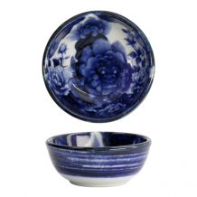 TDS, Japonism Bowl, Lion, Blue, Ø 8.7 x 3.7 cm, 95ml - Item No: 18753