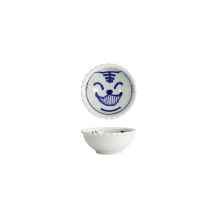Saucenschale Neko Maruke Blau/Wei&szlig;, Porzellan, 120 ml