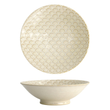 Bowl Salatsch&uuml;ssel Titanium Matte Meerjungfrau-Design, Porcelain, 1.4 l
