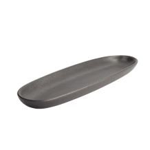 Yuzu Schwarz Platte 30.3x9.5x2.4cm Teller bei Tokyo Design Studio (Bild 4 von 7)