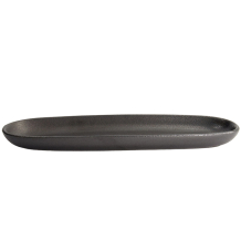 40.5x12.7x3.5cm Yuzu Black Oval Plate at Tokyo Design Studio (picture 2 of 7)