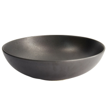 Ø 29.7x8.8cm 3000ml Yuzu Black Round Bowl at Tokyo Design Studio (picture 2 of 6)