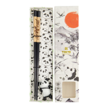 Chopsticks including Rest, Giftset, Panda - Item No. 20718