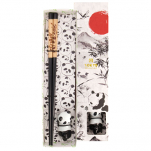 Chopsticks including Rest, Giftset, Panda - Item No. 20719