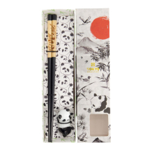 Chopsticks including Rest, Giftset, Panda - Item No. 20719