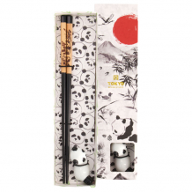 Chopsticks including Rest, Giftset, Panda - Item No. 20721