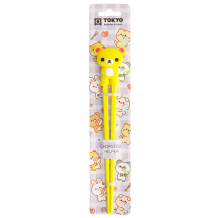 TDS, Kids-Chopsticks, Kitchenware, 22 cm, Bear, Yellow - Item No. 20725