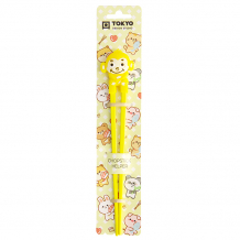 TDS, Kids-Chopsticks, Kitchenware, 22 cm, Monkey, Yellow - Item No. 20730