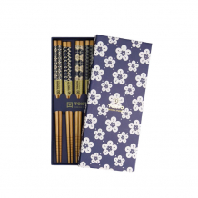 TDS, Chopstick Set 5 pair, Blue, Item No. 20908