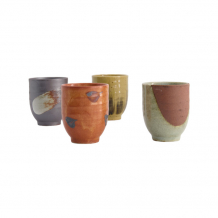 TDS, Mug Set, 4 pcs, Ø 6.7 x8.3cm 200 ml, Item No. 20915