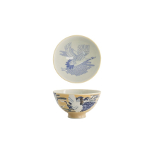 Rice Bowl Kawaii Crane Yellow, Porcelain, 300 ml