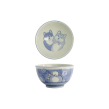 Reisschale Kawaii Shiba-Dog, Porzellan, 400 ml