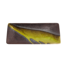 Servierplatte Yuzucha Nagashi Schwarz/Gold, Porzellan, 28,5 &times; 12,5 &times; 2,5 cm