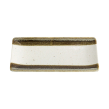 Servierplatte Shiratsu Mashiko Wei&szlig;, Porzellan, 28,5 &times; 12,5 &times; 2,5 cm