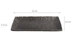 Kuroyuteki Schwarz Groß Teller bei Tokyo Design Studio (Bild 3 von 3)