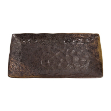Servierplatte Kuro Suisho Braun, Porzellan, 31 &times; 16,5 &times; 3 cm