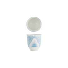 Mug Lily Flower Light Blue, Porcelain, 250 ml