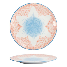 Plate Lily Flower Red, Porcelain, &Oslash; 26 cm