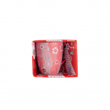 TDS, Kawaii Blume Tasse in Geschenkbox, Rot, 380ml, Ø 8,5x10,2cm , Item No. 21172