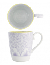 TDS, Mug, Lily Flower, Purple, Ø 8.8x10.5cm, 350 ml - Item No: 21197