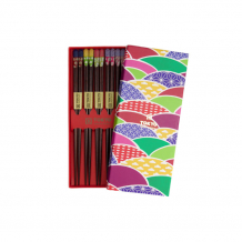 TDS, Chopstick Set 5 pair, Multi Color, Item No. 21293