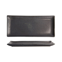 Sushi-Platte Onyx Noir Schwarz, Porzellan, 28,5 &times; 12,5 cm