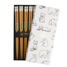 TDS, Chopstick Set, 5 pair, Giftset, Mix Animals, Item No. 21401